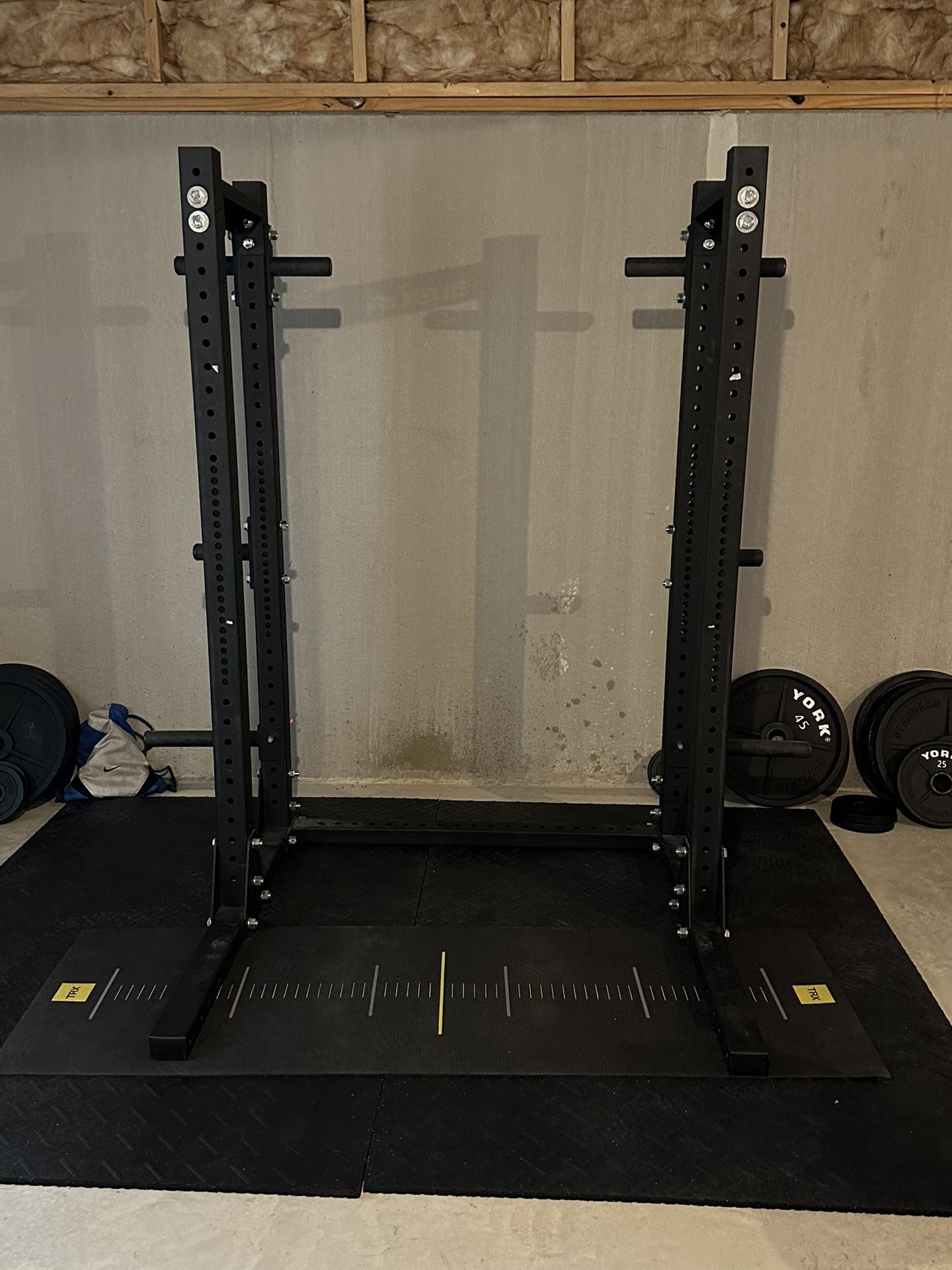 Rogue SM1 Squat Rack w/ Half Rack Extension