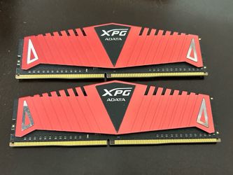2x8Gb DDR4-3000 RAM - Red