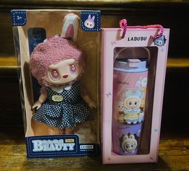 Labubu Tumbler and Baby Doll Beauty BUBU