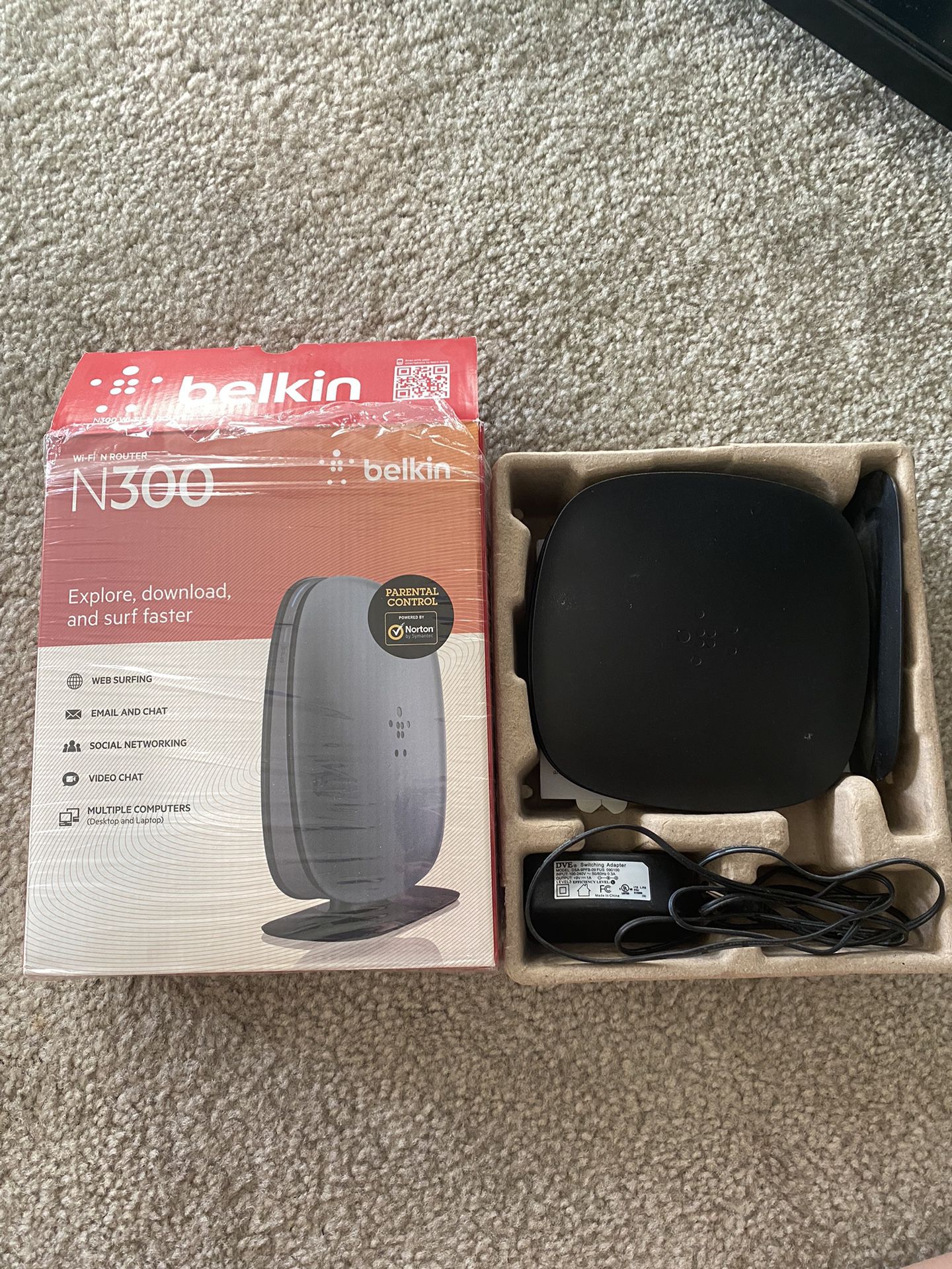 Belkin N300 Wireless router