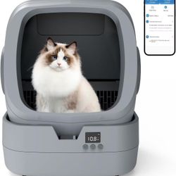 Automatic Cat Litter Box Self Cleaning - APP Control - Weight Monitoring - Ultra-Quiet
