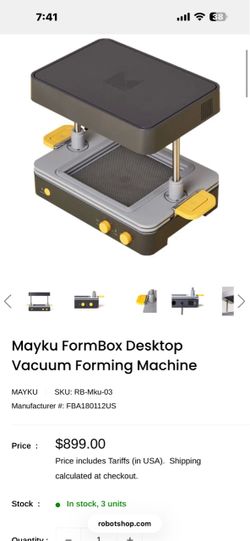 Mayku FormBox Desktop Vacuum Forming Machine