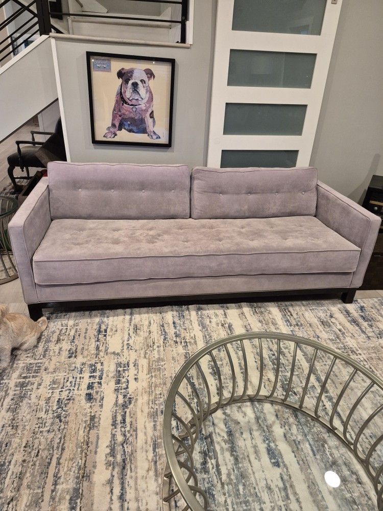 Grey Couch with Matching Oversized Chair – Great Condition!