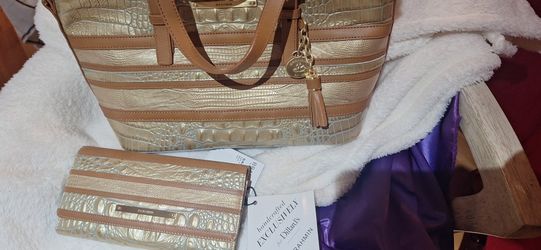 Brahmin Handbag With Matching Wallet
