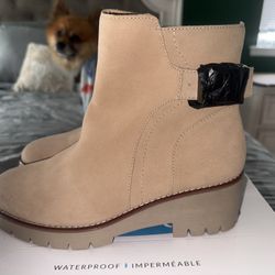 Tan Platform Boots 