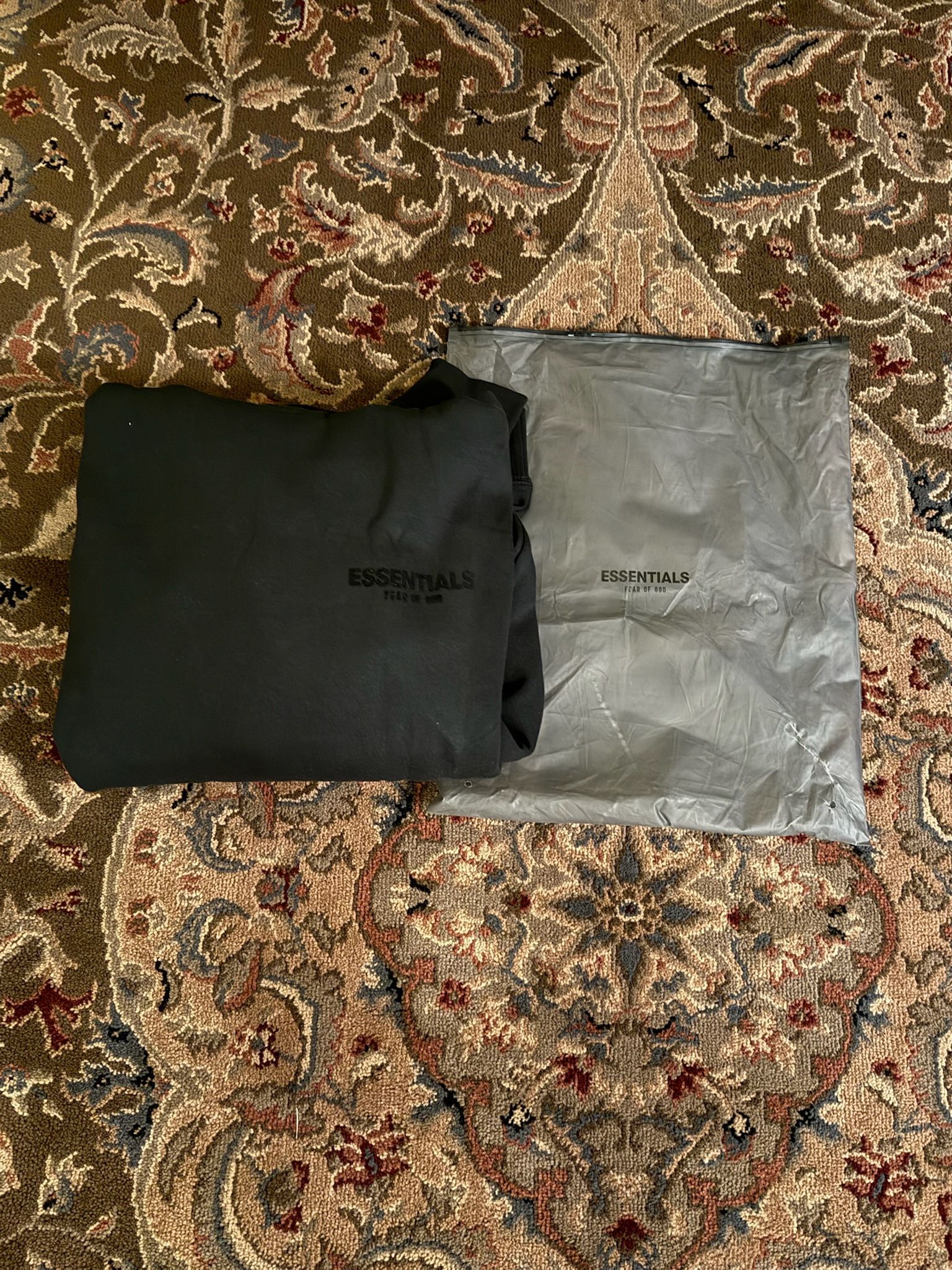 Fear of God Essentials Pullover Hoodie 'Stretch Limo' - Size Small- Brand New