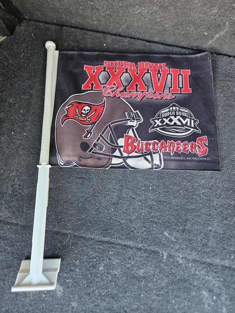 Tampa Bay Buccaneers Super Bowl Car Flag