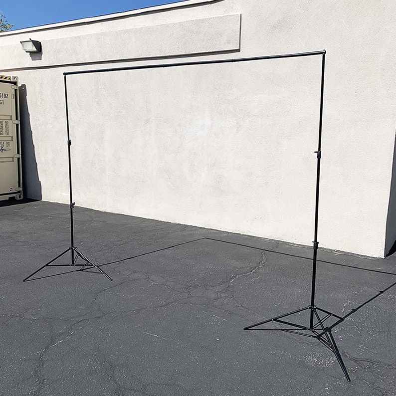 (New in Box) $40 Heavy Duty Backdrop Stand 8.5x10 FT with Carry Bag and Clips