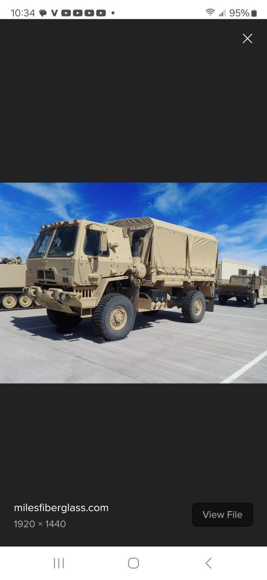 LMTV 2 1/2 Ton Cover Military Tan Color