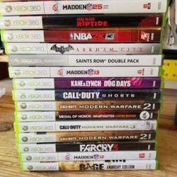 XBOX 360 games