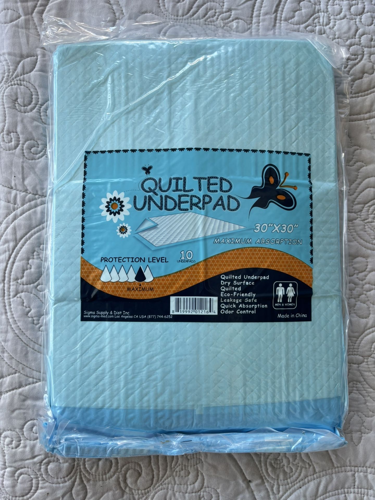 Quilted under pad