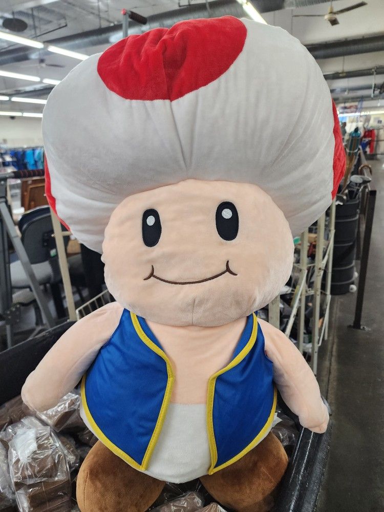 Super Mario Bros Brothers Red Toad Koopa Giant Plush stuffed Toy