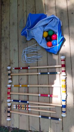 Sportcraft croquet set with bag