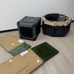 Puppy Playpen Crate Grass Pad 