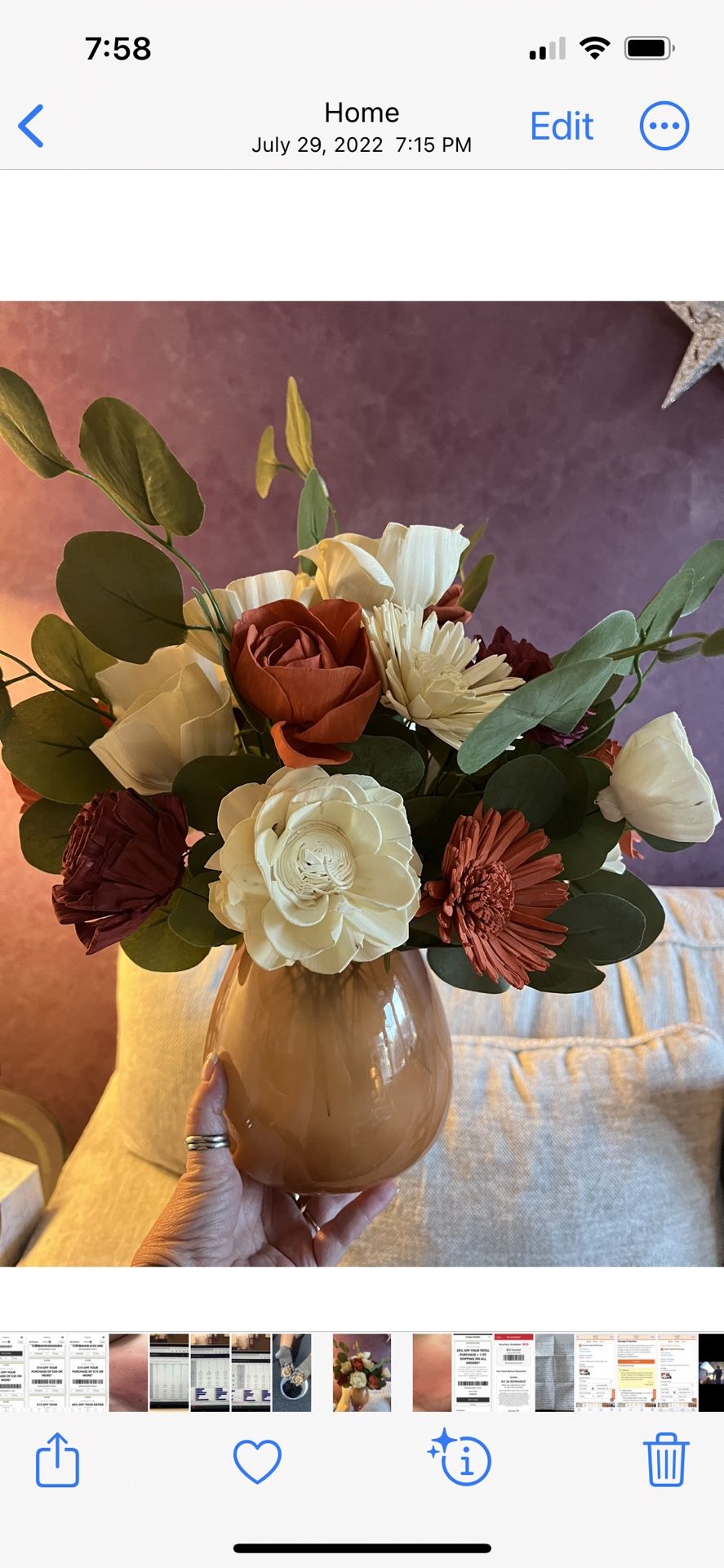 Wedding Wood Flower Centerpieces