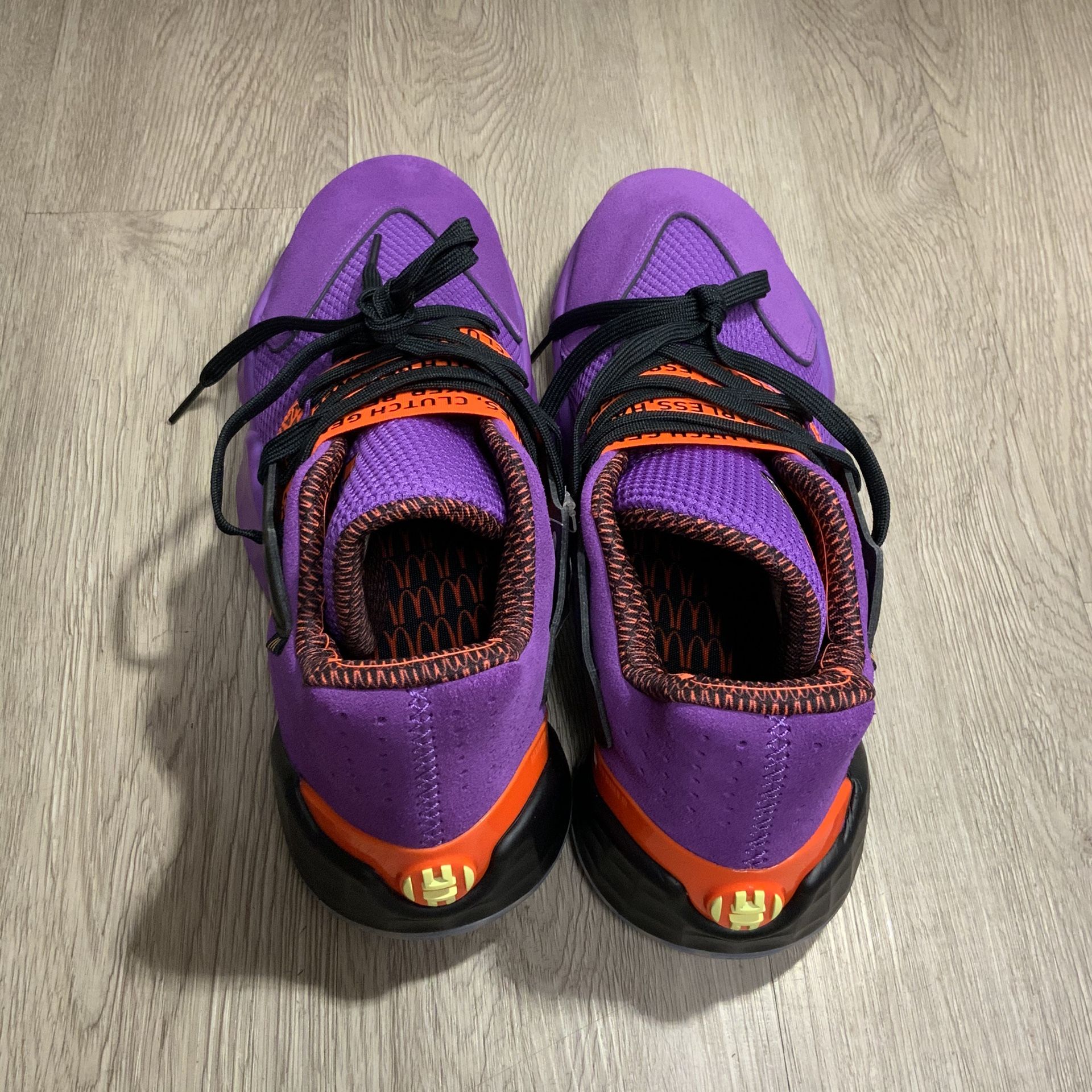 Adidas Harden Vol. 4 GCA McDonalds Shoes Grimace Men's Size 13.5