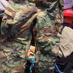 Camouflaged Pants