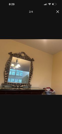 Interior decorative mirror