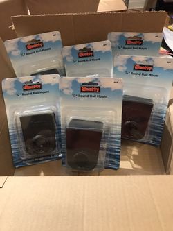 Six Scotty 7/8 Inch Round Rail Mounts NEW