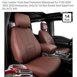 Super Cover Seat Covers – Ford F-150 2015–2026 SuperCrew – Like New