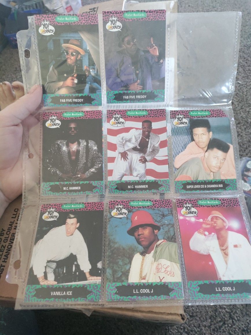 Yo MTV Raps Trading Cards From 1991