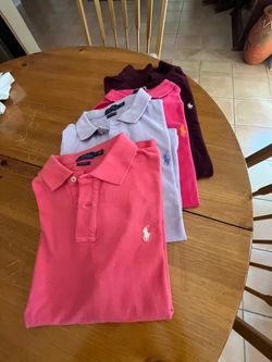 Women's Ralph Lauren Polos ( set of 4)