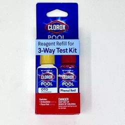 Clorox Reagent Refill for 3-Way Test Kit for Testing Pool & Spa Water