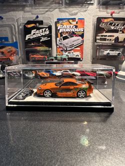 TimeMicro Toyota Supra With Brian Figure
