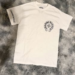 WHITE CHROME HEARTS T-SHIRT SIZE MEDIUM MEN