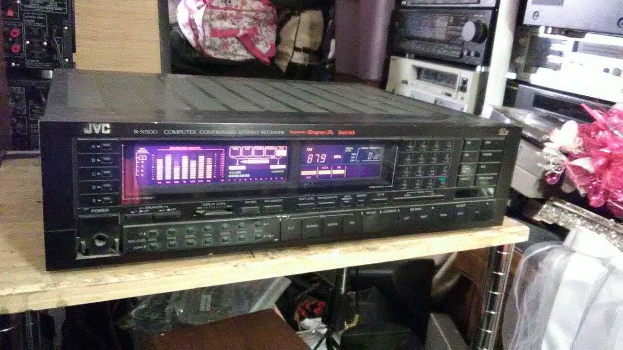 JVC stereo 200 watts receiver eq 1984 japan