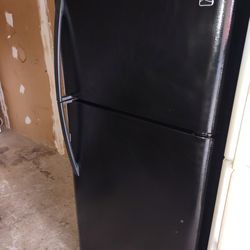 Black refrigerator