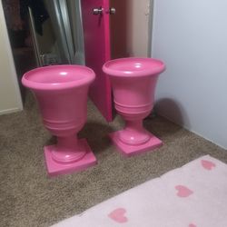 Pink Flower Pots