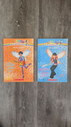 RAINBOW MAGIC THE MUSIC FAIRIES BOOKS: ELLIE THE GUITAR FAIRY  & POPPY THE PIANO FAIRY (BOTH BOOKS FOR $2.00)
