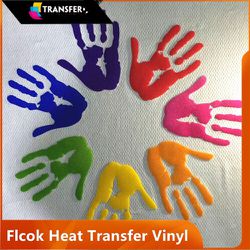 Flock htv heat transfer vinyl t shirt decoration for Sale in Fort