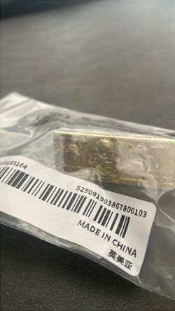 100 dollar bill 2 finger 14 k gold plated ring 9-10