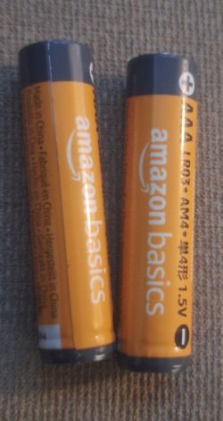 AAA batteries of Amazon basics