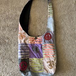 Rising International Boho Hippie Fabric Sling Bag 