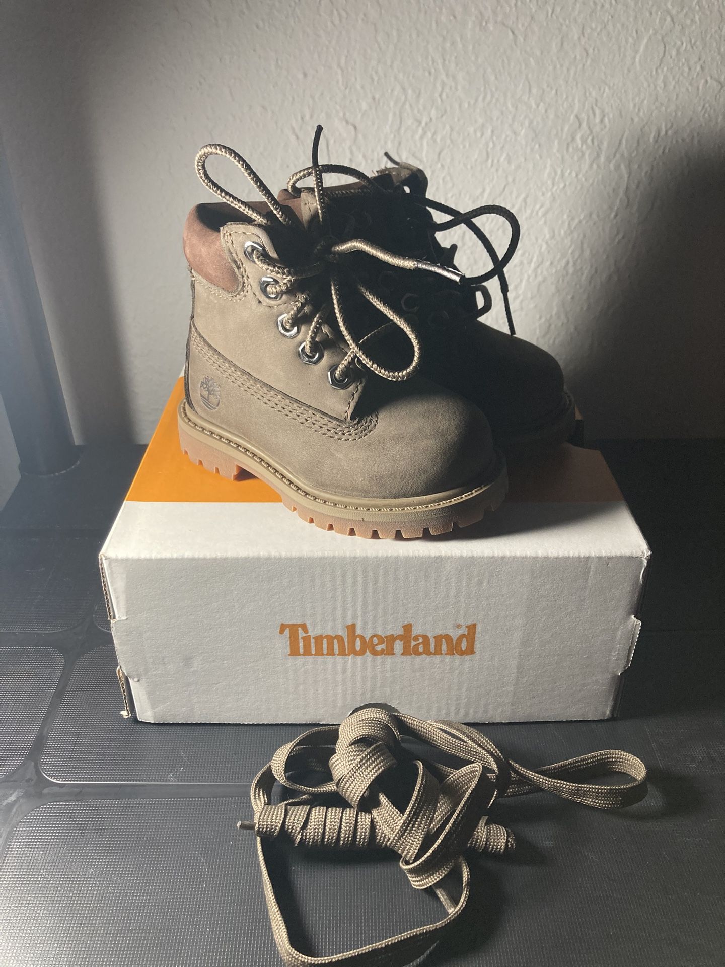 Brown Nubuck Timberland Kid Boots