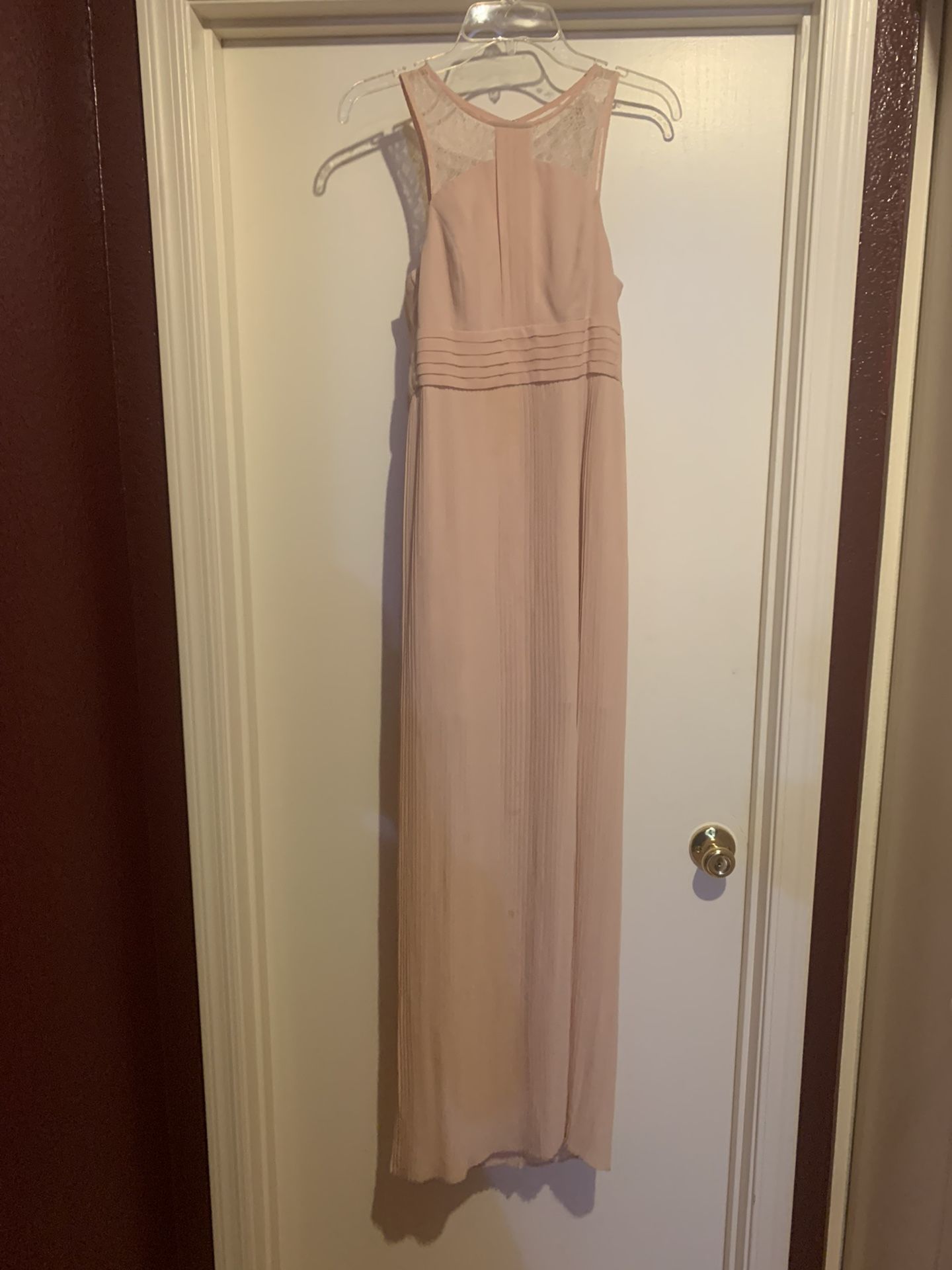 Long Light Pink (blush) BCBGeneration Dress Size 6