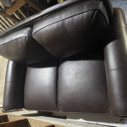 Loveseat Sofa (Brown)(2ppl)