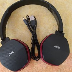 JVC DEEP BASS HA-SBT5-A BLUETOOTH NOISE CANCELING HEADPHONES WIRELESS STEREOS