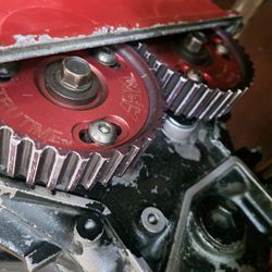 B16 head. With aem cams gear n civic type r cams