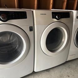 Samsung Set Washer And Gas Dryer Front Load Standard Capacity 27”w