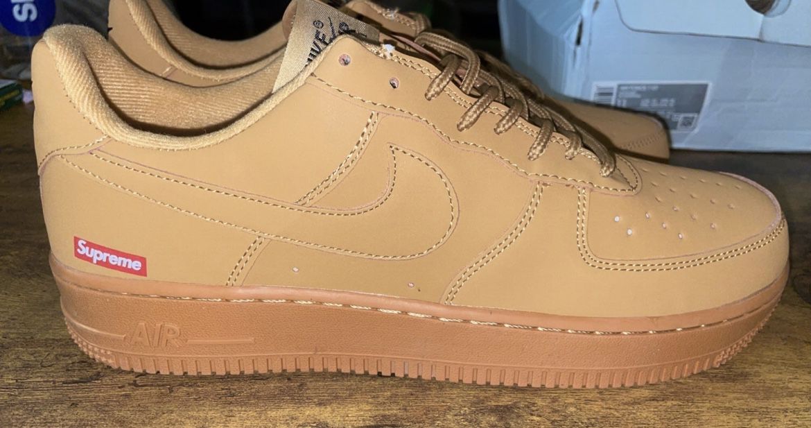 Gently Used Nike Supreme Air Force 1s