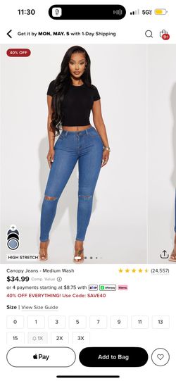 SKINNY JEANS FASHION NOVA