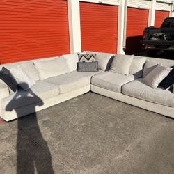 *FREE DELIVERY* Beige Sectional Sofa