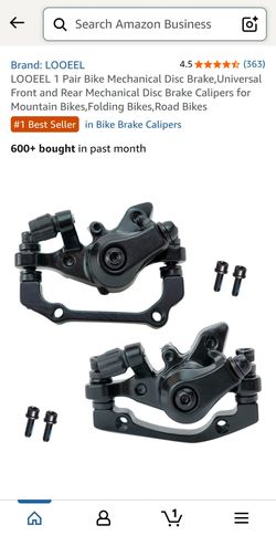 Bike mechanical disk brakes