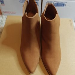 Women's Brown Heel Boots 