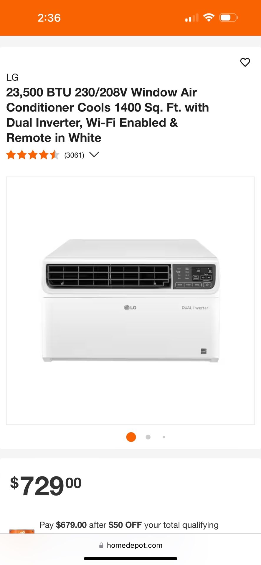 Mint Condition Window AC Unit