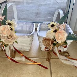 2 set flower girl baskets